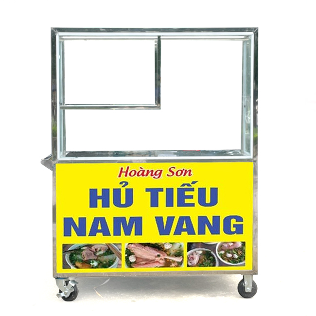 Xe đẩy bán hủ tiếu 1m2 Hoàng Sơn HT1200-B