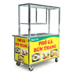 Xe đẩy bán phở gà bún thang 1m2 P1200-B