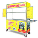 Xe hủ tiếu nam vang Sài Gòn 1m6 vàng HT1600-B