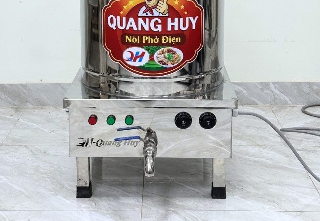 Hệ thống điều khiển nồi nấu phở điện Quang Huy
