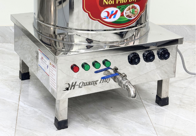 Hệ thống điều khiển nồi nấu phở điện Quang Huy