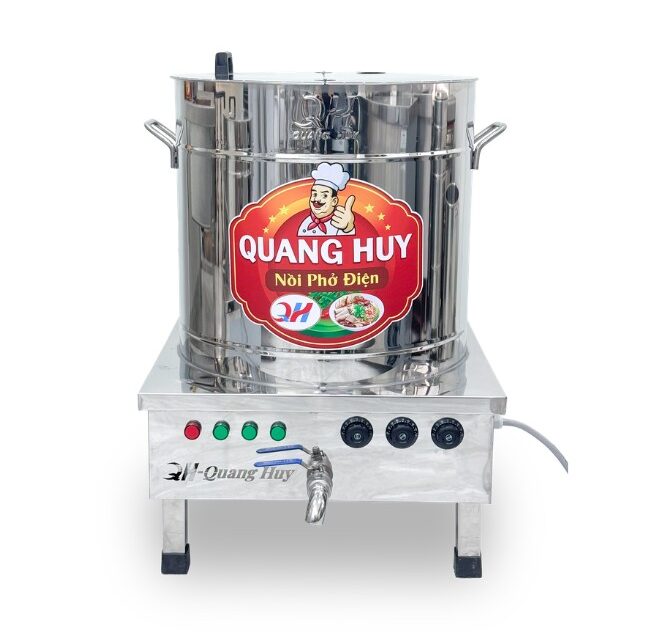 Nồi nấu phở điện 100L Quang Huy