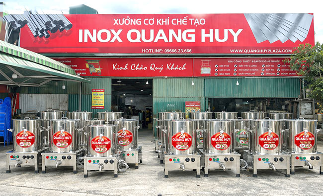 Nồi nấu phở inox Quang Huy