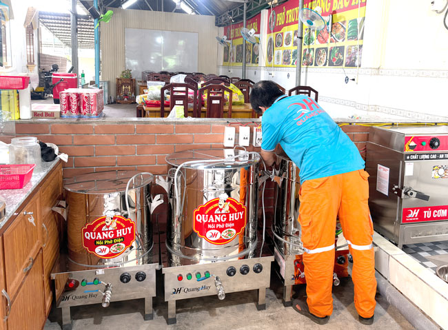Nồi nấu phở điện Quang Huy