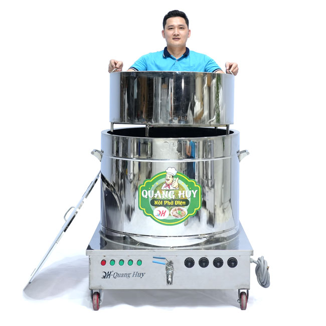 Nồi nấu phở điện 250L QHNP-250