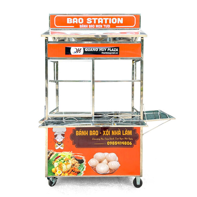 Xe bánh bao men tươi Bao Station 1m2 BB1200-N