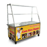 Xe bán cơm Rice Happy màu cam 1m8 C1800-B