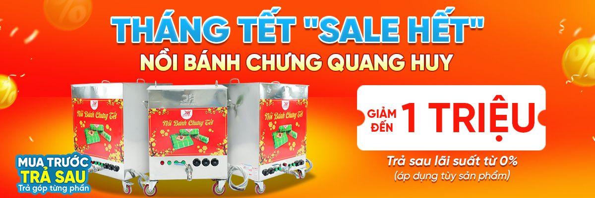 Nồi Bánh Chưng Quang Huy sản xuất giá tại xưởng