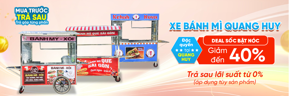 Xưởng đóng Xe Bánh Mì Quang Huy - Gia công theo yêu cầu