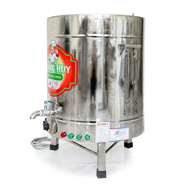 Nồi nấu cháo công nghiệp 300L nấu 30kg gạo/mẻ