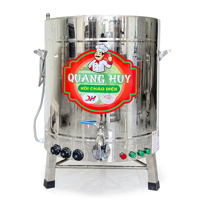 Nồi nấu cháo công nghiệp 300L nấu 30kg gạo/mẻ