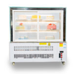 Tủ bánh kem 1m2 3 tầng kính vuông Mới TBK3T-1.2V-NR