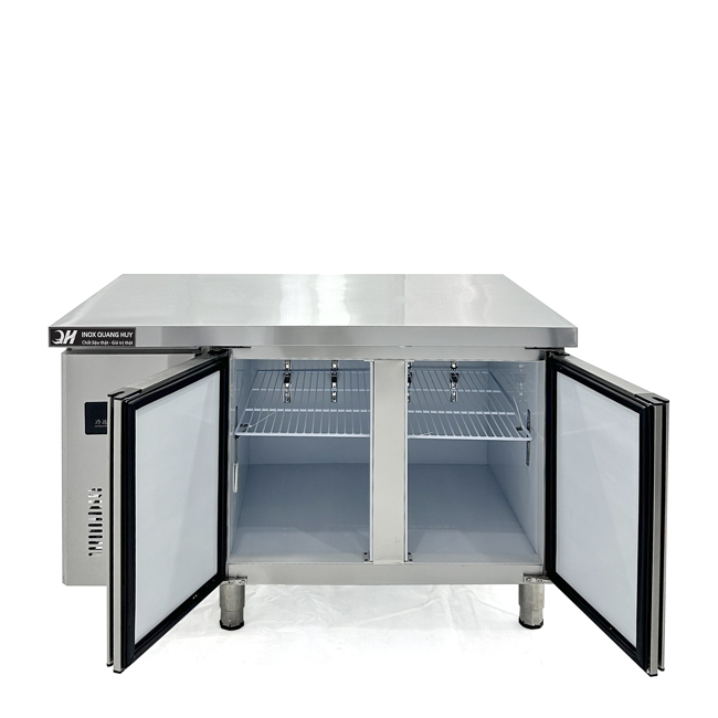 Tủ mát bàn chặt 1m2 260L làm lạnh trực tiếp