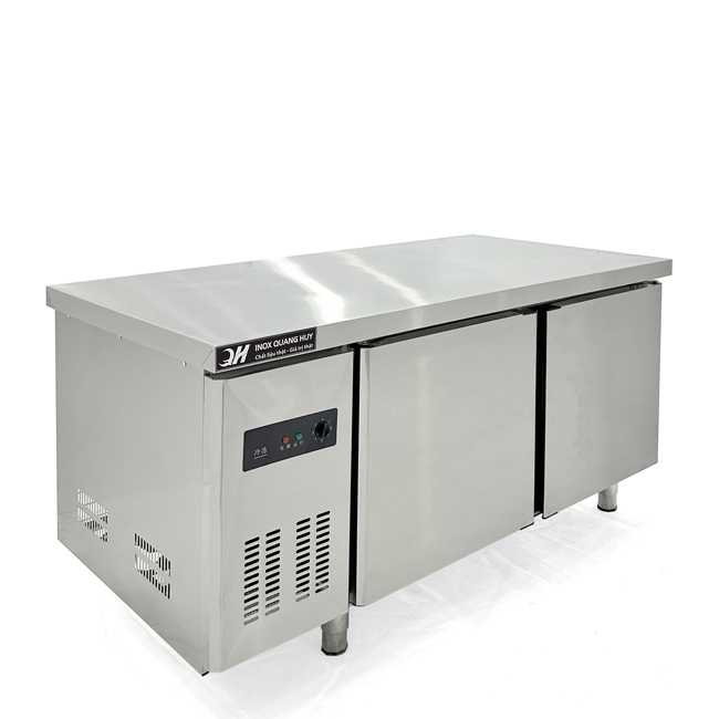Tủ mát bàn chặt 1m5 320L làm lạnh trực tiếp