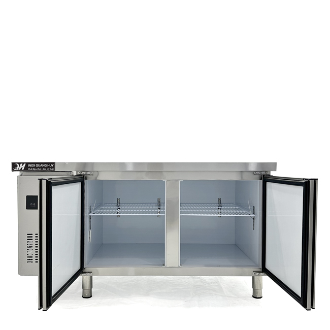 Tủ mát bàn chặt 1m5 320L làm lạnh trực tiếp