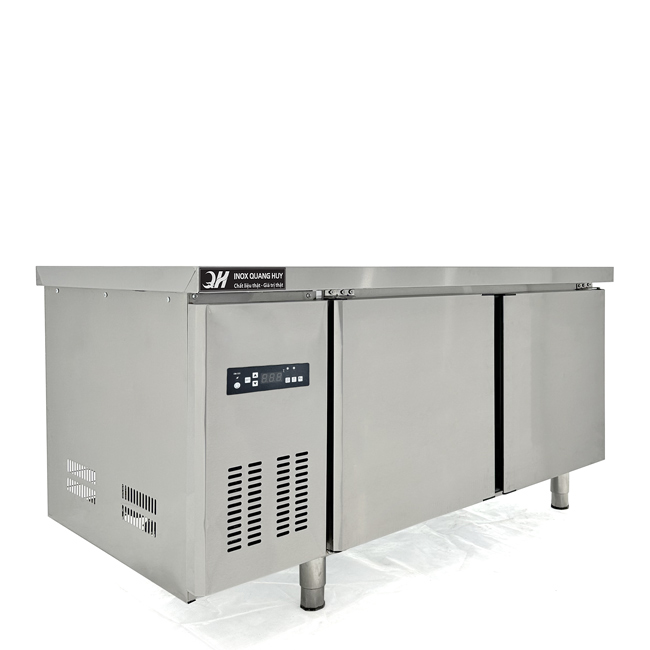 Tủ mát bàn chặt 1m5 360L làm lạnh quạt gió