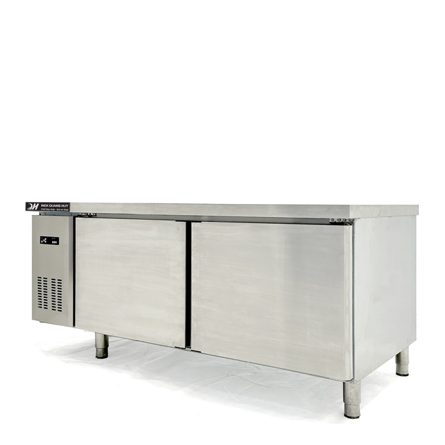 Tủ mát bàn chặt 1m8 460L làm lạnh quạt gió