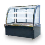 Tủ bánh kem 1m2 3 tầng kính cong Mới TBK3T-1.2C-NR