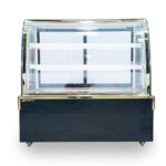 Tủ bánh kem 1m2 3 tầng kính cong Mới TBK3T-1.2C-NR