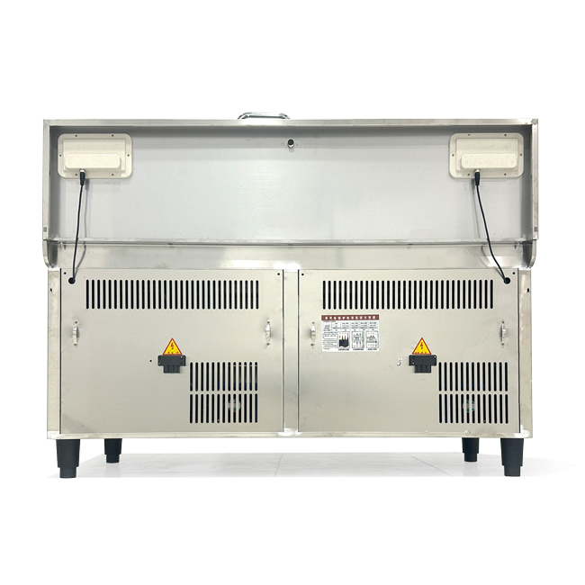 Bếp xào điện 2 họng 1m6 có bầu nước