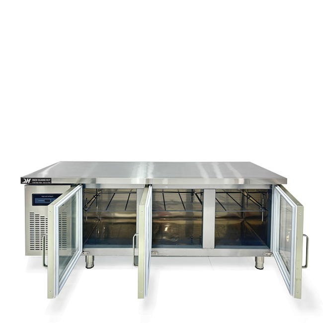 Tủ mát bàn chặt 1m8 330L làm lạnh trực tiếp