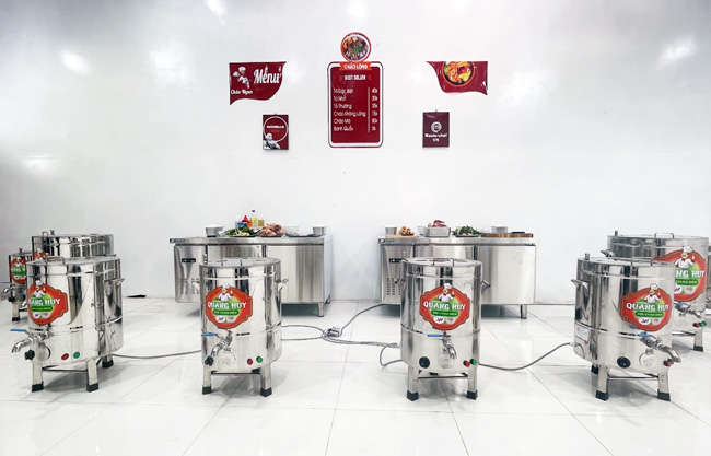 Nồi nấu cháo điện Quang Huy