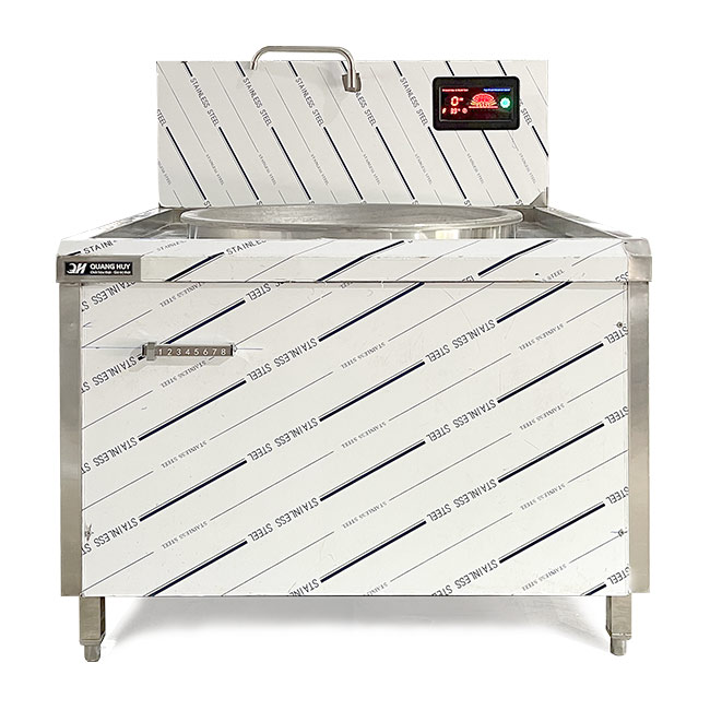 Bếp xào điện 1 họng 1m1 liền chảo BXĐL-1H-20KW-VN