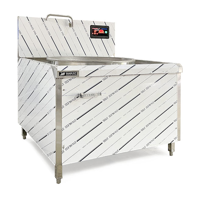 Bếp xào điện 1 họng 1m1 liền chảo BXĐL-1H-20KW-VN