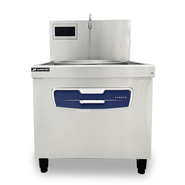 Bếp xào điện 1 họng 80cm liền chảo LZ-DG601-NK