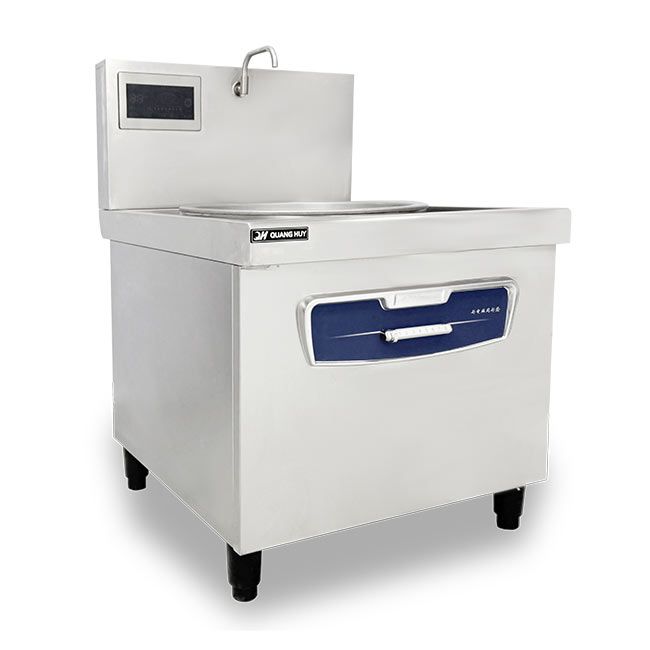 Bếp xào điện 1 họng 80cm liền chảo LZ-DG601-NK