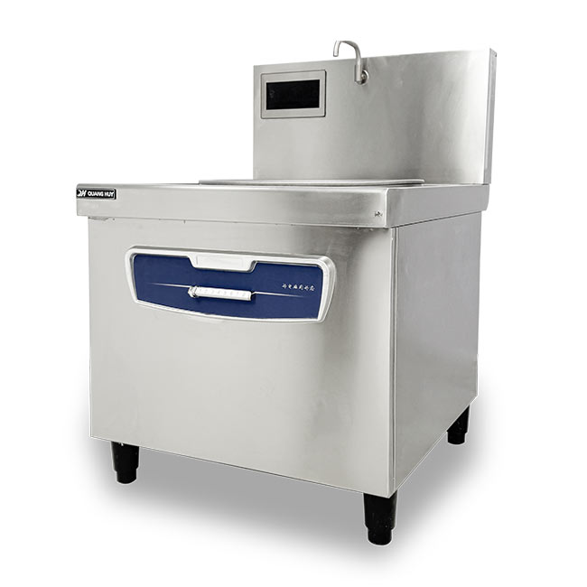 Bếp xào điện 1 họng 80cm liền chảo LZ-DG601-NK