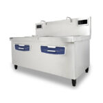 Bếp xào điện 2 họng 1m6 liền chảo LX-DG602-NK