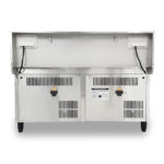 Bếp xào điện 2 họng 1m6 liền chảo LX-DG602-NK