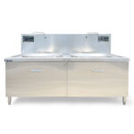 Bếp xào điện 2 họng 2m liền chảo BXĐL-2H-40KW-VN