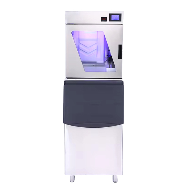 Máy làm đá viên 250kg có kính MDX250