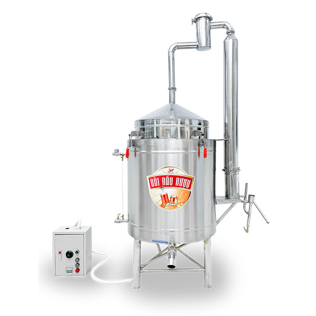 Nồi nấu rượu 30kg gạo/mẻ NNR30