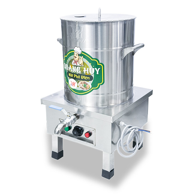 Nồi phở điện inox xước 20L