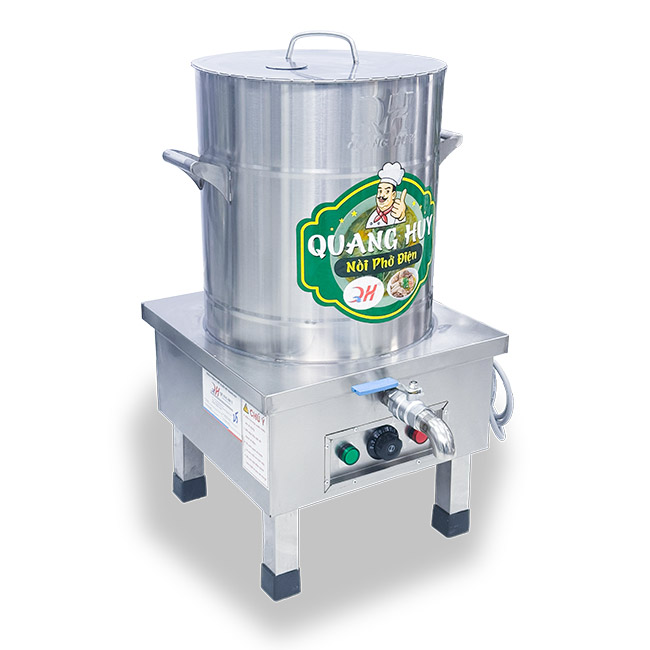 Nồi phở điện inox xước 20L