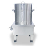 Nồi phở điện inox xước 20L