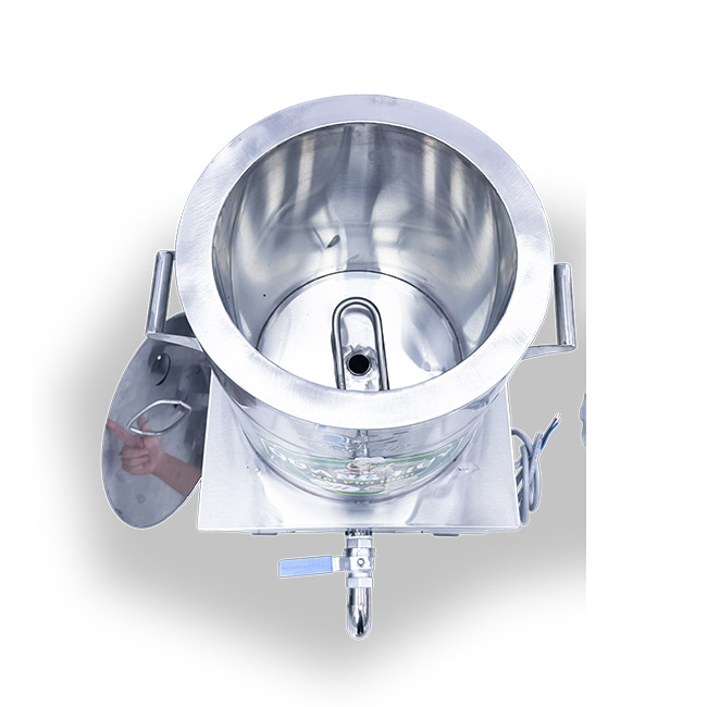 Nồi phở điện inox xước 20l trên xuống