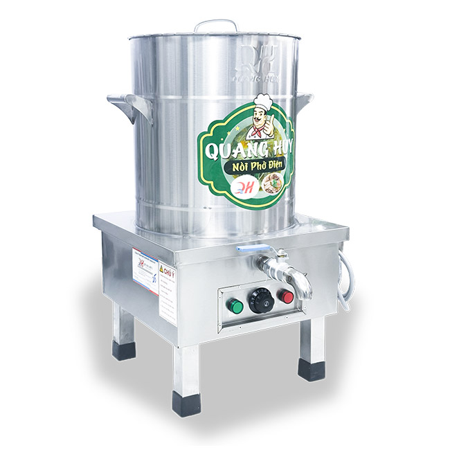 Nồi phở điện inox xước 30L