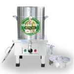 Nồi phở điện inox xước 30L