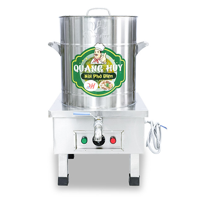 Nồi phở điện inox xước 30L