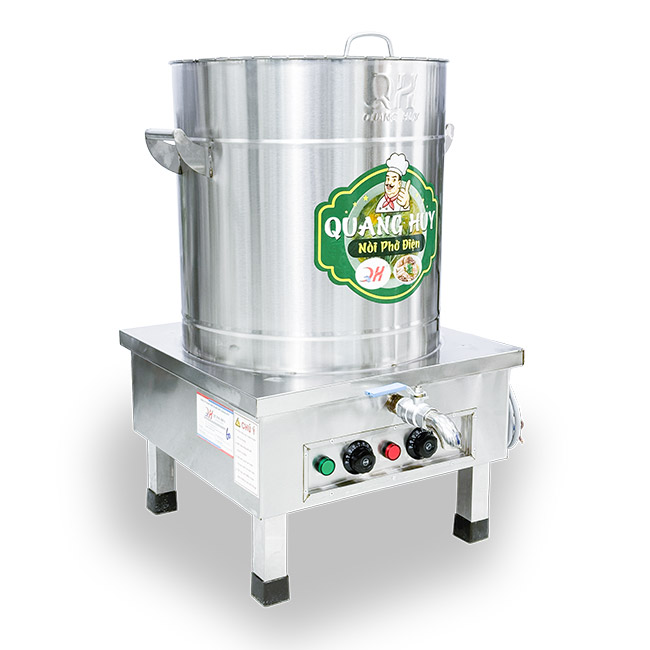 Nồi phở điện inox xước 40L