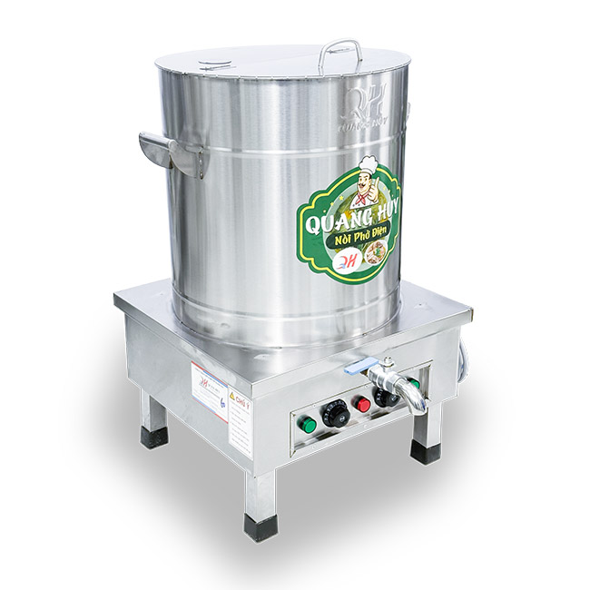 Nồi phở điện inox xước 60L