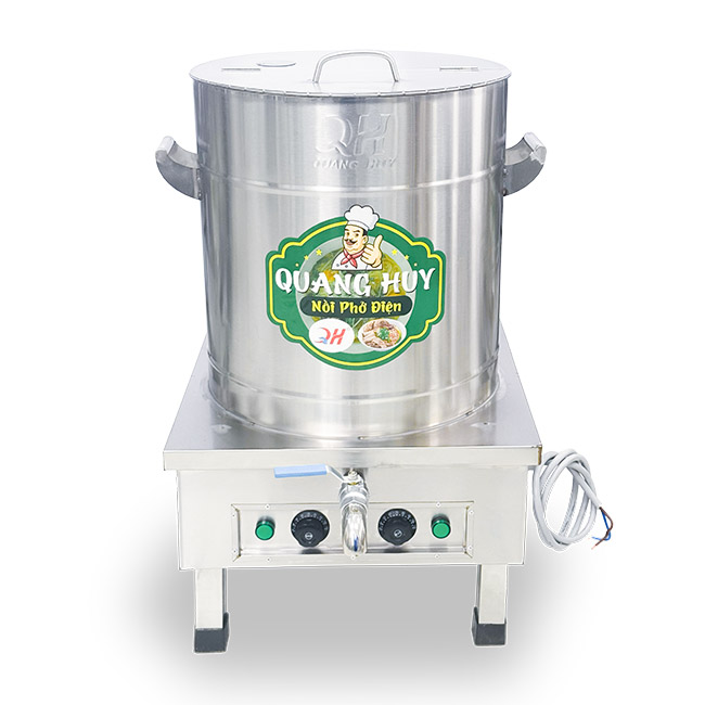 Nồi phở điện inox xước 70L