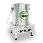 Nồi phở điện inox xước 100L