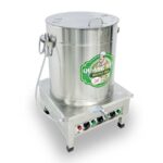 Nồi phở điện inox xước 100L