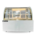 Tủ trưng bày bánh kem để bàn 90cm 2 tầng kính cong TBK2T-0.9BC