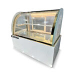Tủ trưng bày bánh kem để bàn 90cm 2 tầng kính cong TBK2T-0.9BC